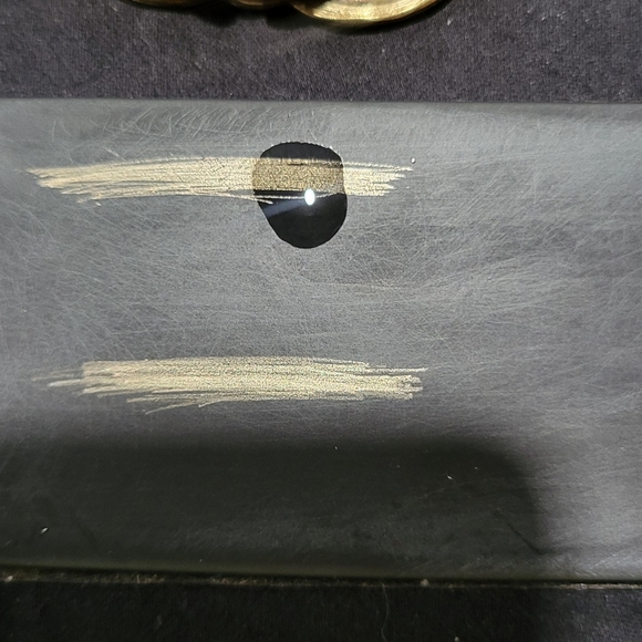 43.3 grams Vintage 10K Yellow gold layered frog pendant w/ black tourmaline - Picture 11 of 12